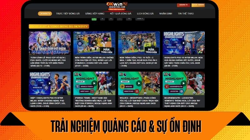 So sánh OKWINTV với các trang trực tiếp bóng đá khác – trải nghiệm xem bóng đá online vượt trội